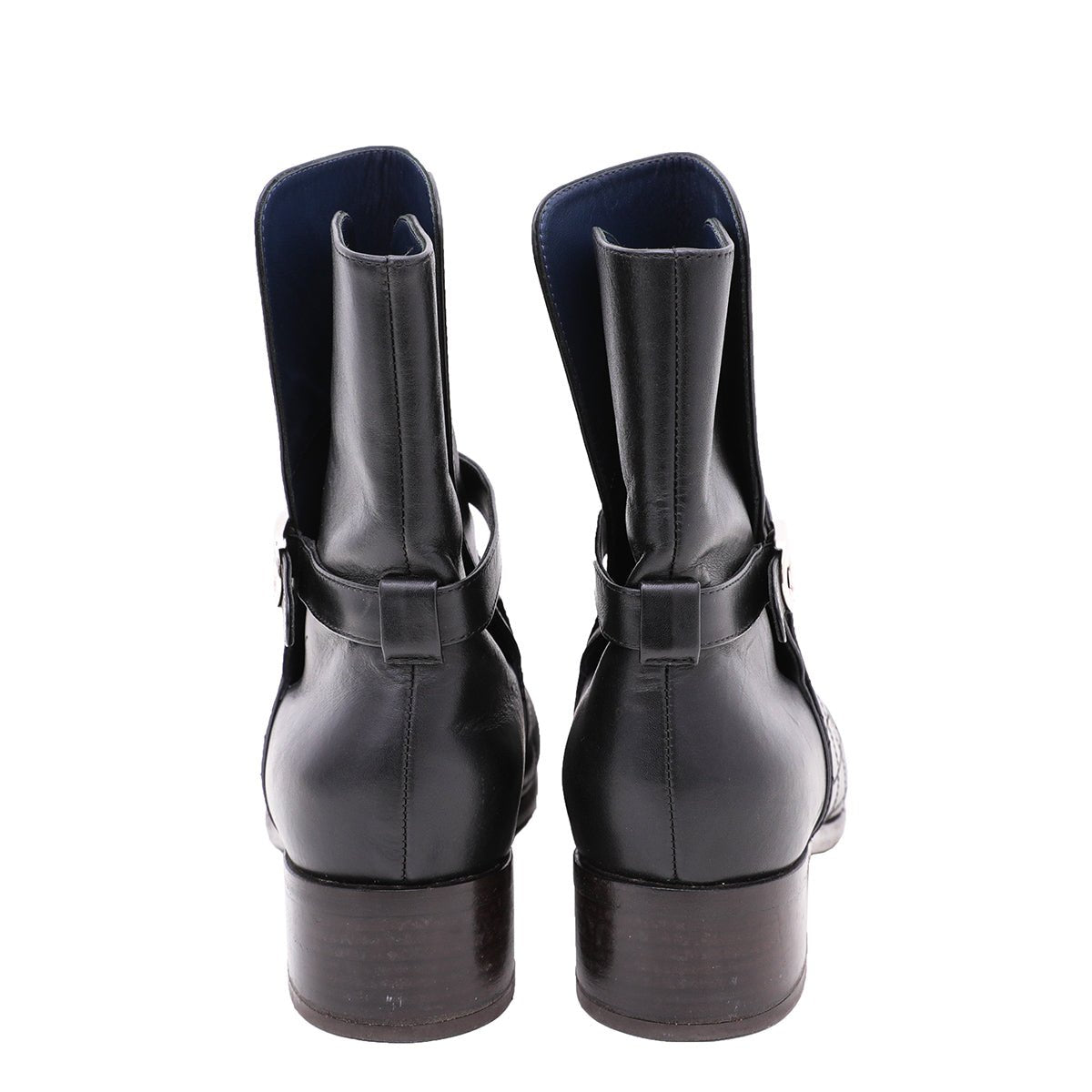 Chanel Bicolor CC Quilted Ankle Boots 39.5-Chanel-THE CLOSET