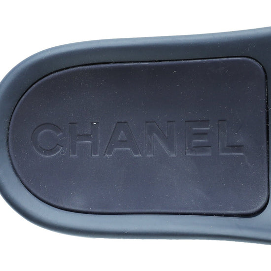 Chanel - Chanel Bicolor CC Rubber Mules 40 | The Closet