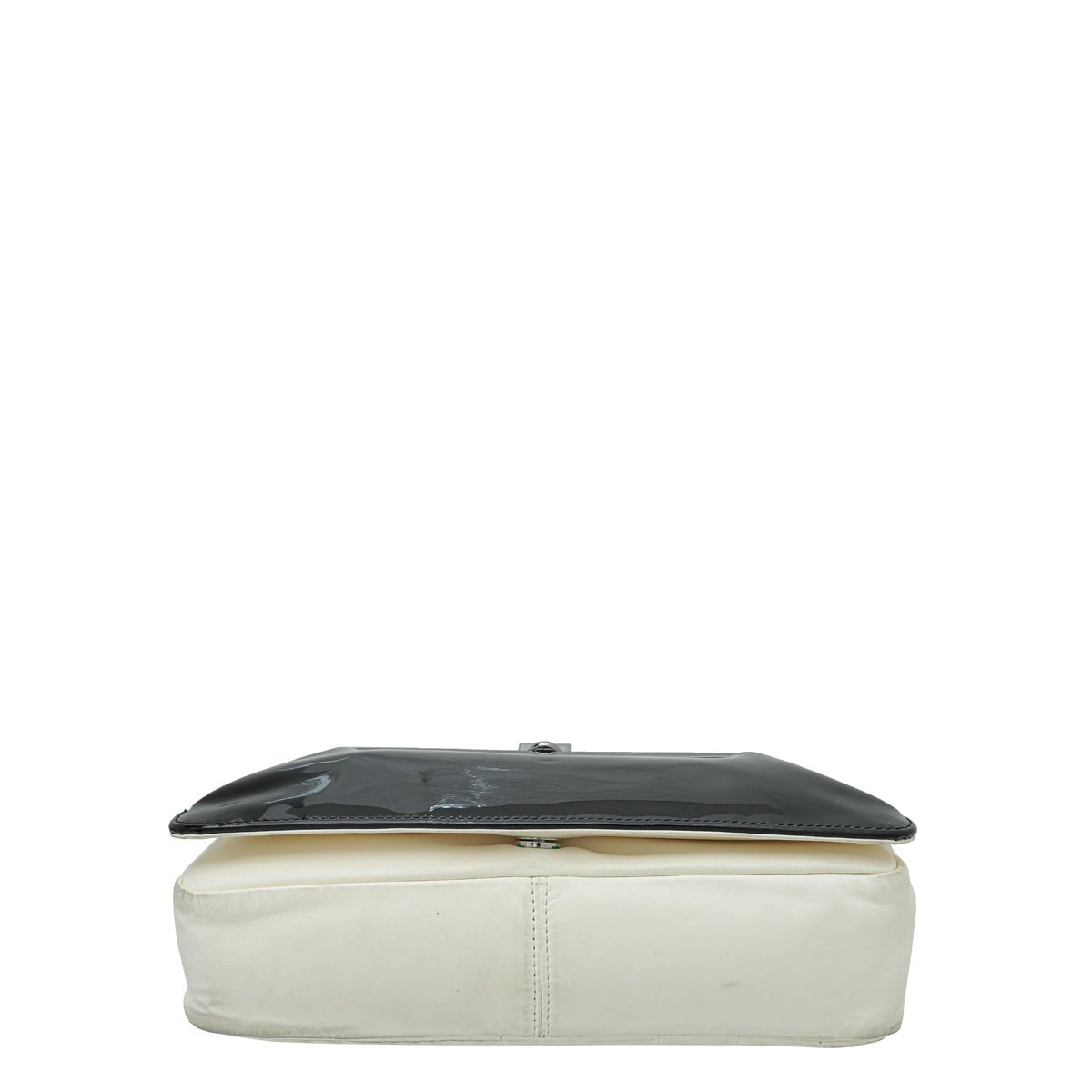 Chanel Bicolor Chocolate Bar Kiss Lock Flap Medium Bag-Chanel-THE CLOSET