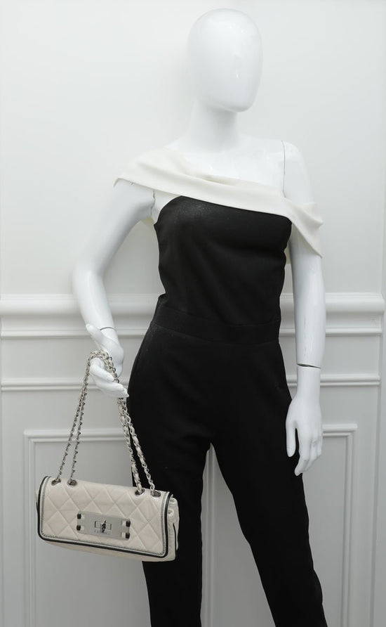 Chanel Black CC East West Valentine Flap Bag – The Closet