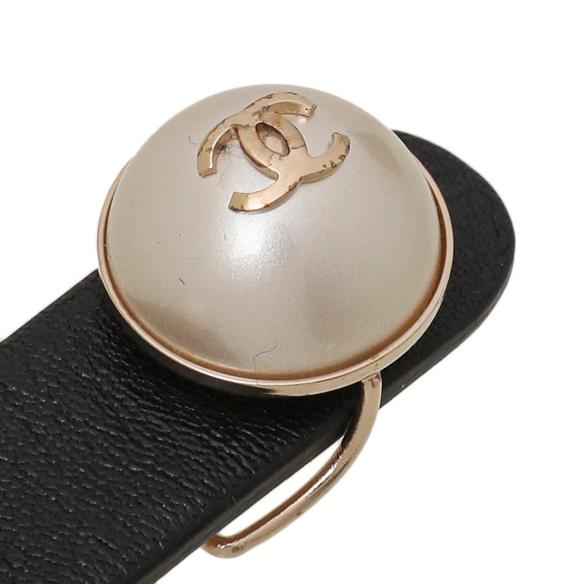 Chanel Bicolor Faux Pearl CC Bracelet Medium-Chanel-THE CLOSET