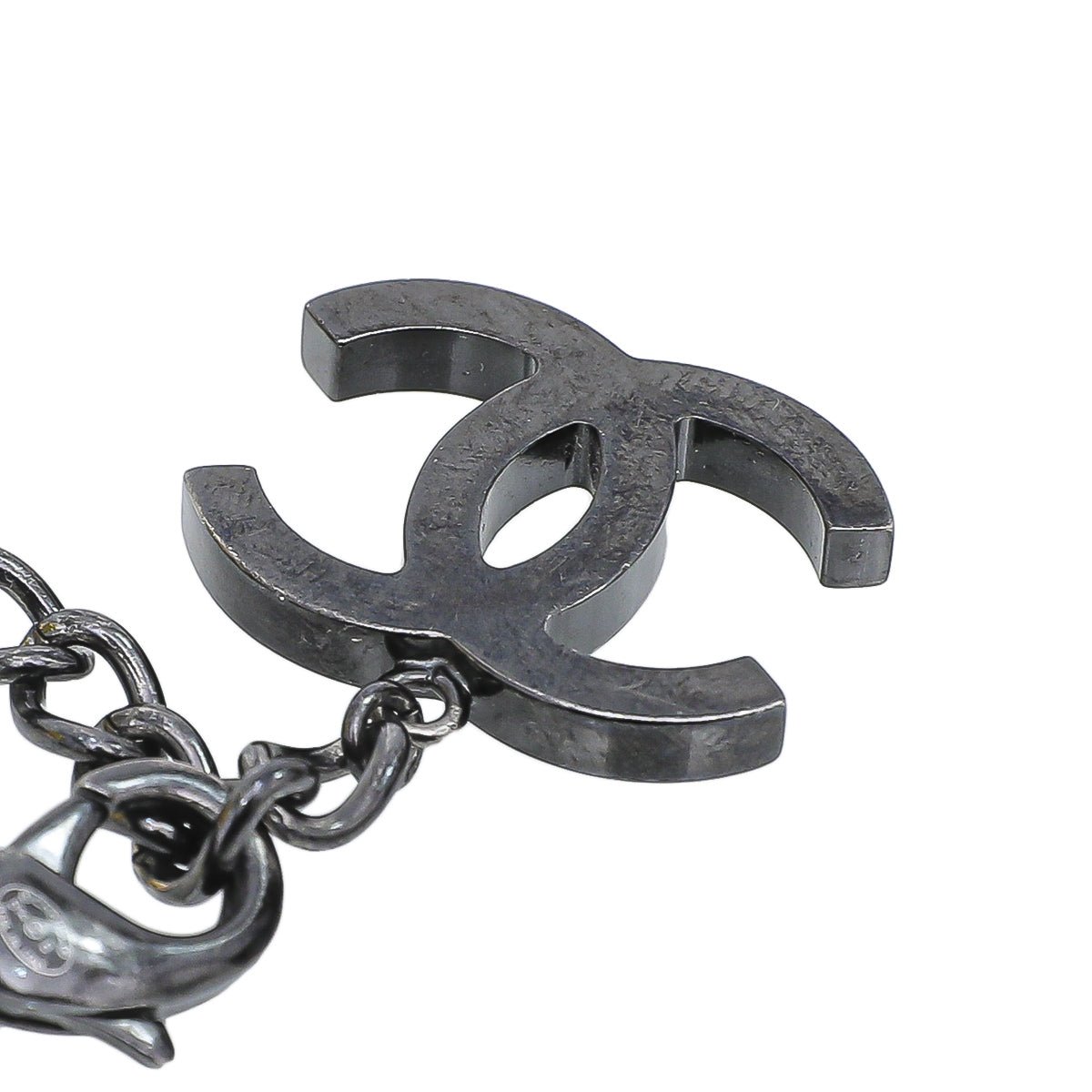 Chanel Bicolor Faux Pearl CC Logo Bracelet-Chanel-THE CLOSET