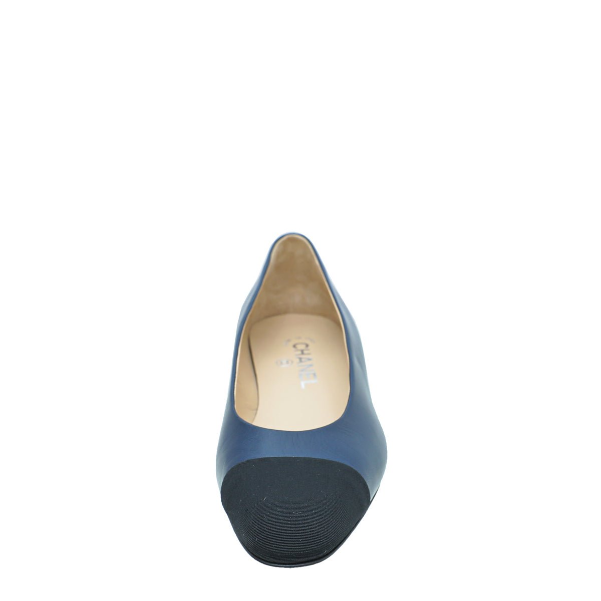 Chanel Bicolor Grosgrain Calf Ballet Flats 38-Chanel-THE CLOSET