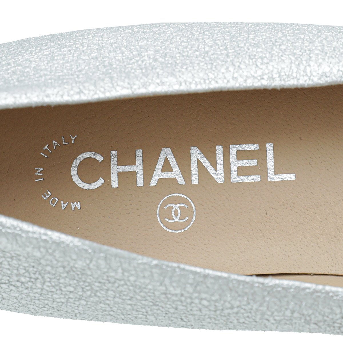 Chanel Bicolor Grossgrain Crackled Ballet Flats 38-Chanel-THE CLOSET