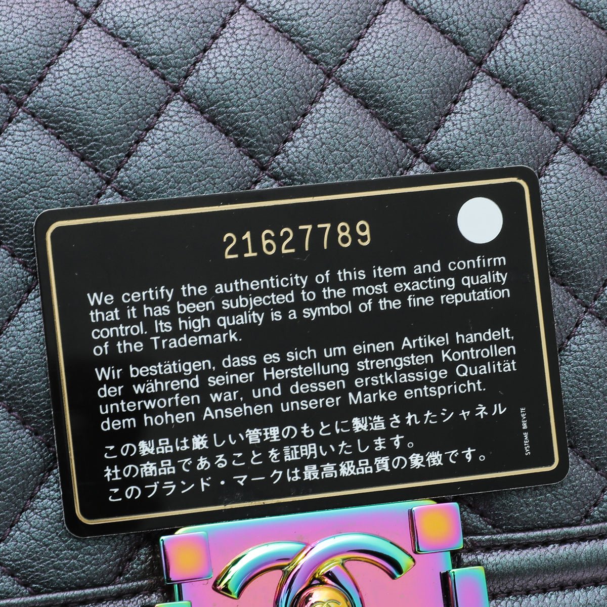 Chanel Bicolor Iridescent Boy Medium Bag-Chanel-THE CLOSET