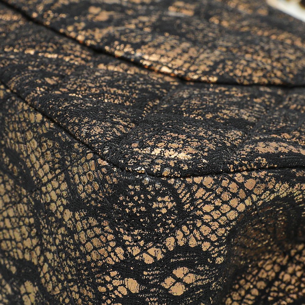 Chanel Bicolor Lace Metallic Flap Medium Bag-Chanel-THE CLOSET