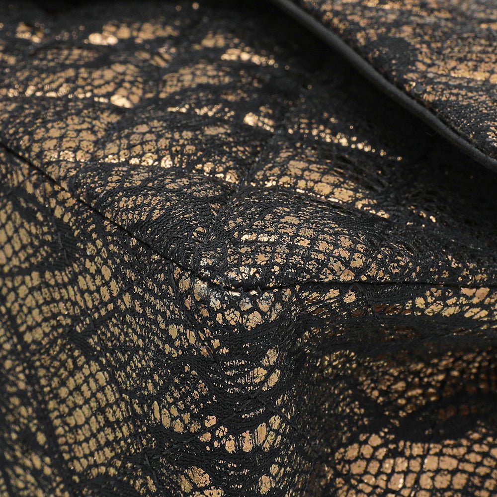 Chanel Bicolor Lace Metallic Flap Medium Bag-Chanel-THE CLOSET