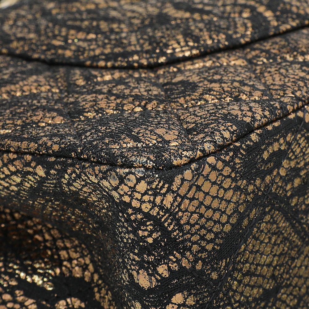 Chanel Bicolor Lace Metallic Flap Medium Bag-Chanel-THE CLOSET