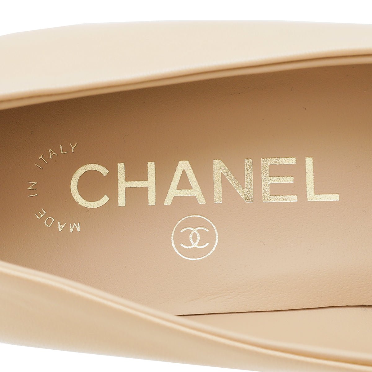 Chanel Bicolor Pearl Heel Pointed Pumps 38-Chanel-THE CLOSET