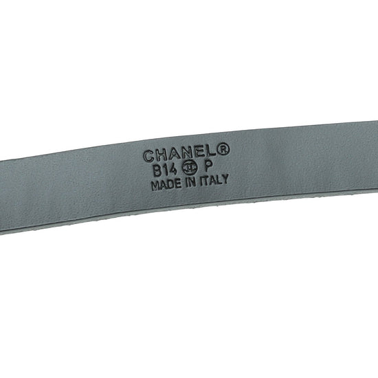 Chanel - Chanel Bicolor Python CC Chain Belt 30 | The Closet