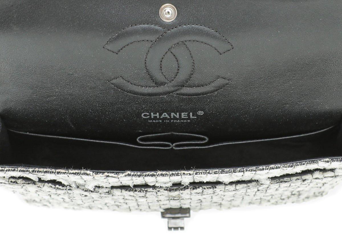 Chanel Bicolor Reissue Tweed Garden Party 224 Double Flap Bag-Chanel-THE CLOSET