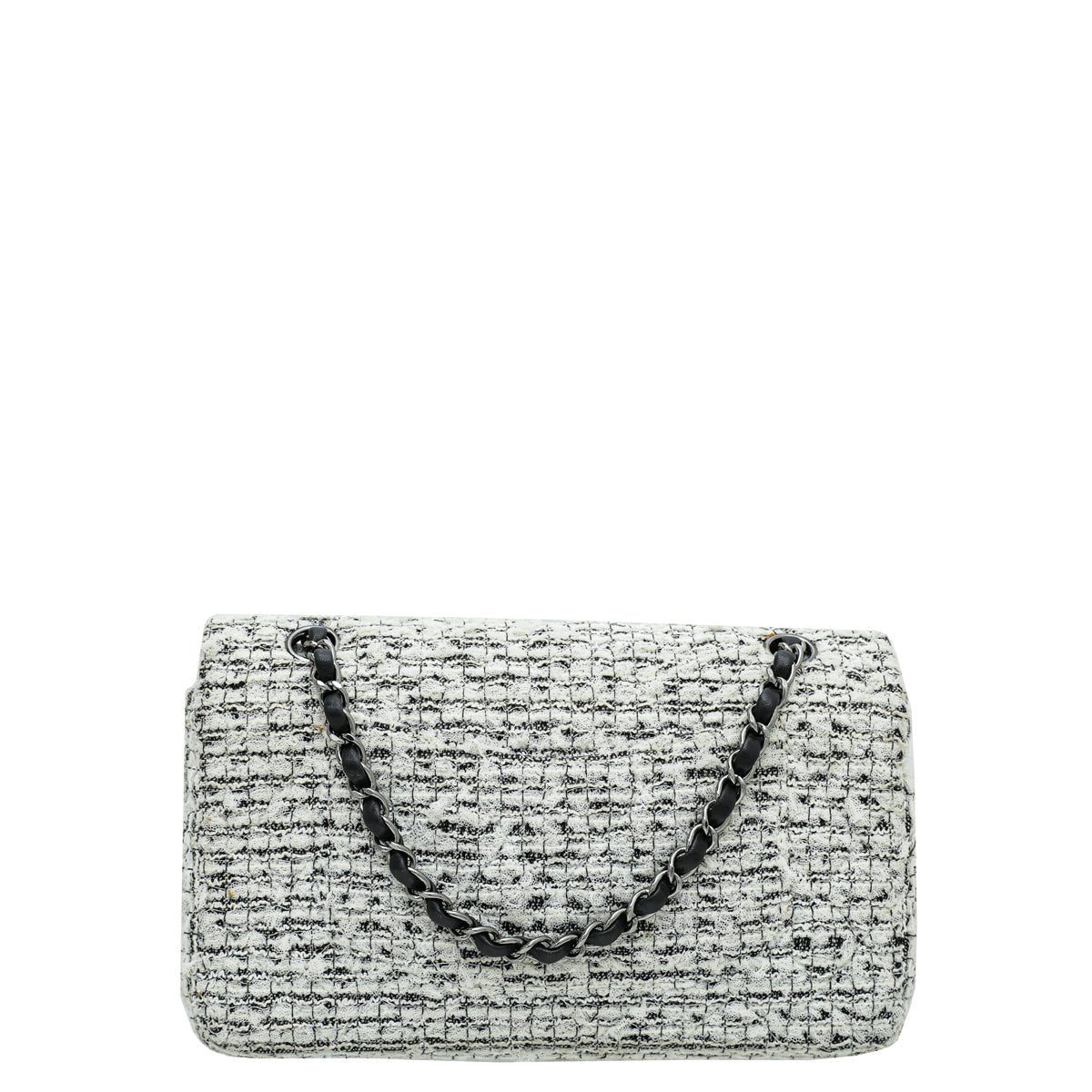 Chanel Bicolor Reissue Tweed Garden Party 224 Double Flap Bag-Chanel-THE CLOSET