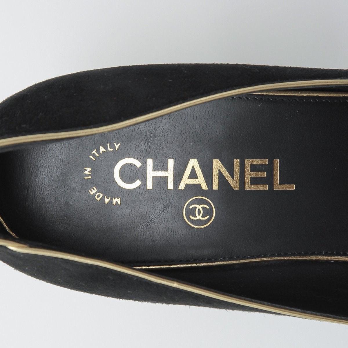 Chanel Bicolor Resin Studded Heels 39 ½ c-Chanel-THE CLOSET
