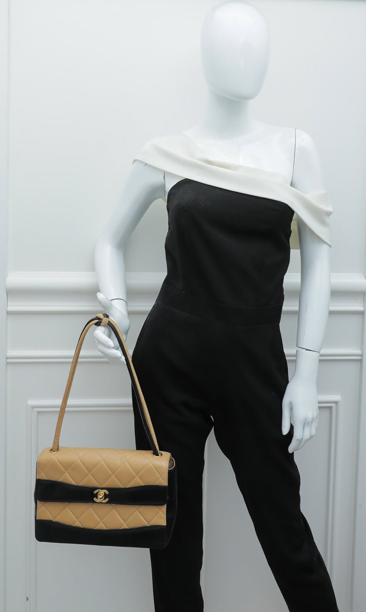 Chanel Bicolor Tie Knot Flap Bag-Chanel-THE CLOSET