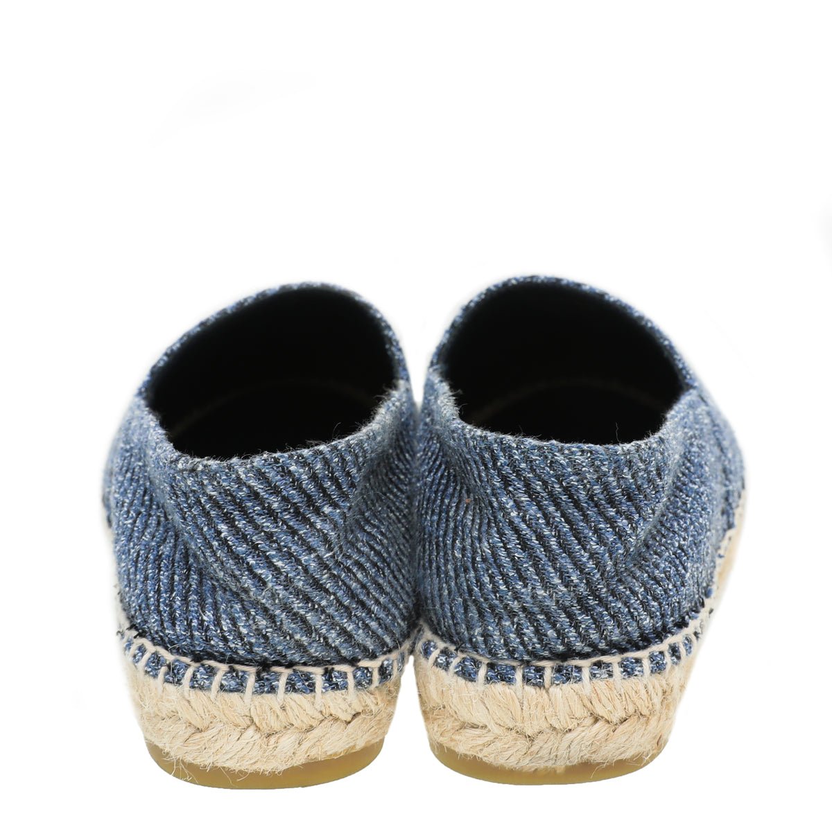 Chanel Bicolor Tweed CC Embroidered Espadrille 39-Chanel-THE CLOSET