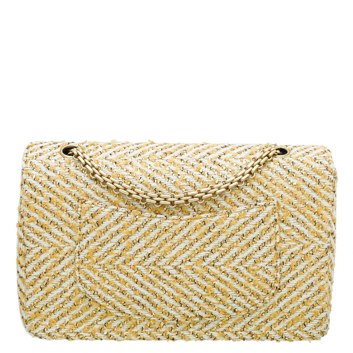 Chanel Bicolor Tweed Lame Mademoiselle Chain Flap Bag-Chanel-THE CLOSET