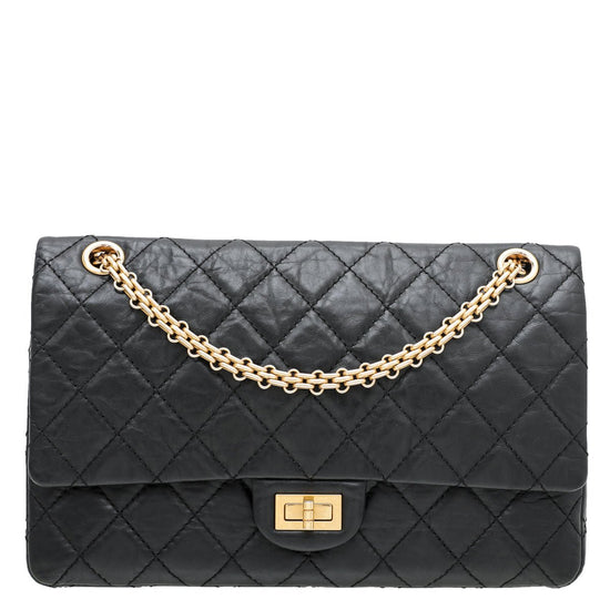 The Closet - Chanel Black 2.55 Reissue 226 Flap Bag | The Closet