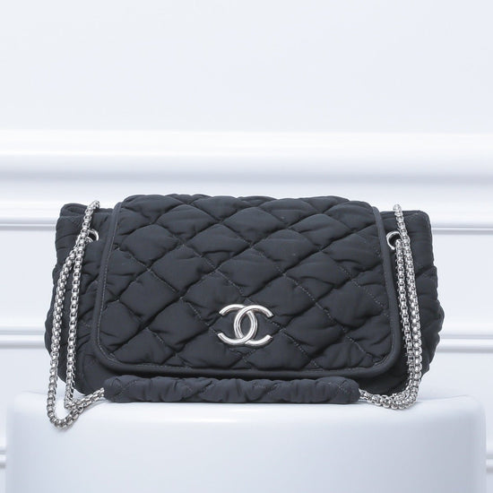 The Closet - Chanel Black Accordion Shoulder bag | The Closet