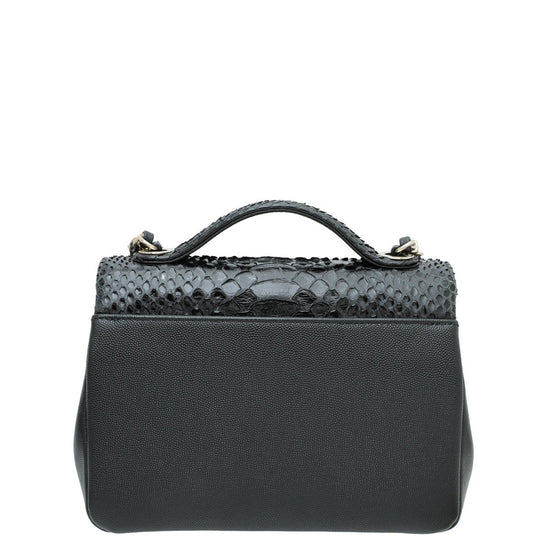 chanel large leather tote handbag