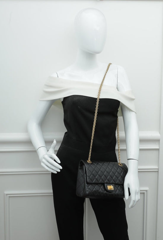 Chanel Black Aged 2.55 Reissue Flap 225 Bag – The Closet