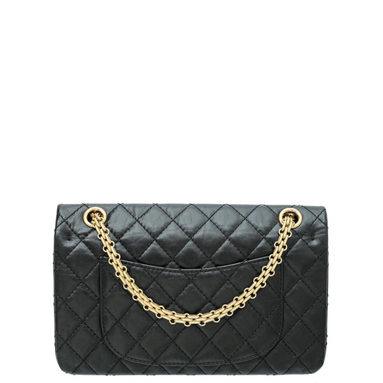 Chanel - Chanel Black Aged 2.55 Reissue Flap 225 Bag | The Closet