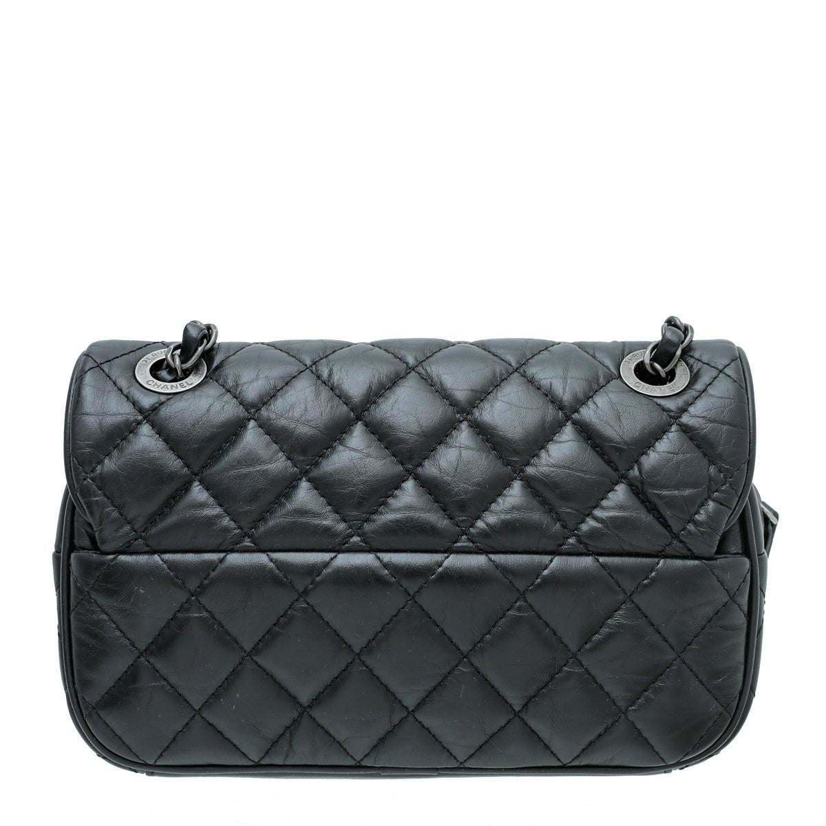 Chanel Black Aged Easy Flap Small Bag-Chanel-THE CLOSET