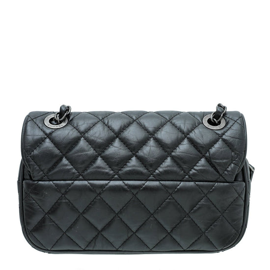 Chanel Black Aged Easy Flap Small Bag – The Closet