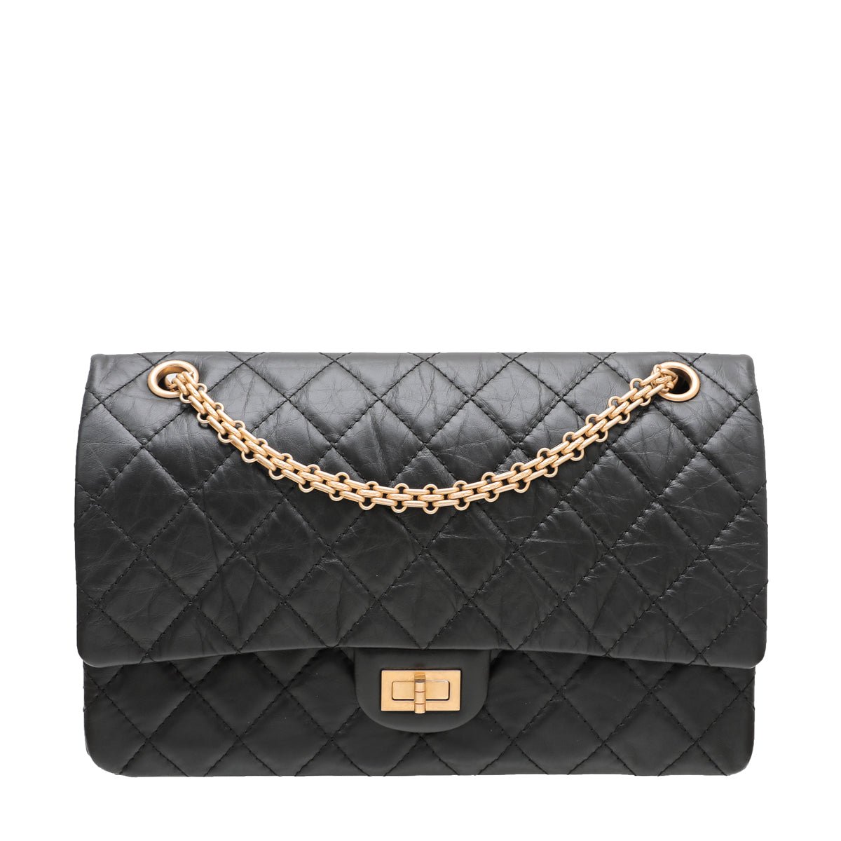 Chanel Black Aged Reissue Double Bag-Chanel-THE CLOSET