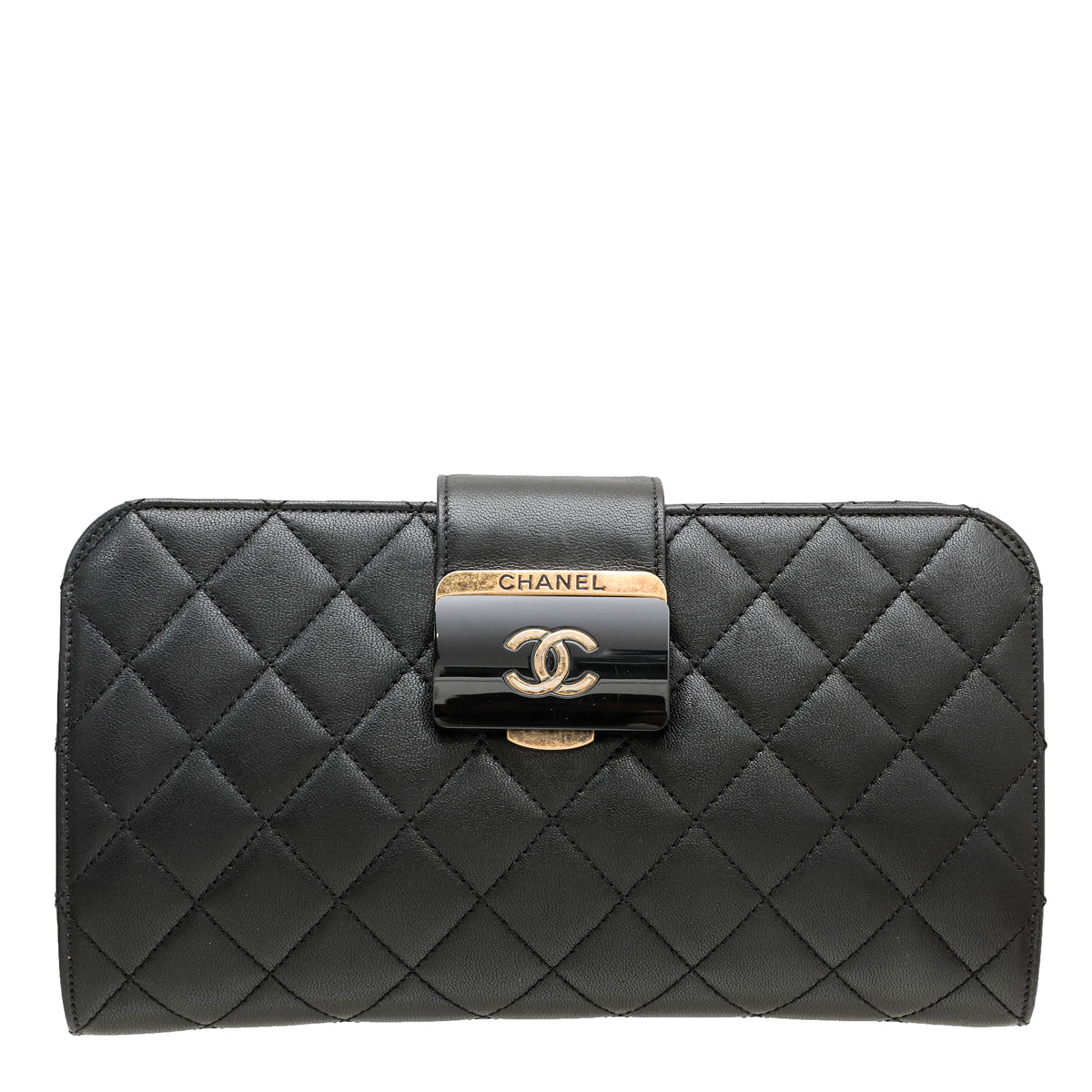 Chanel Black Beauty Lock Clutch-Chanel-THE CLOSET
