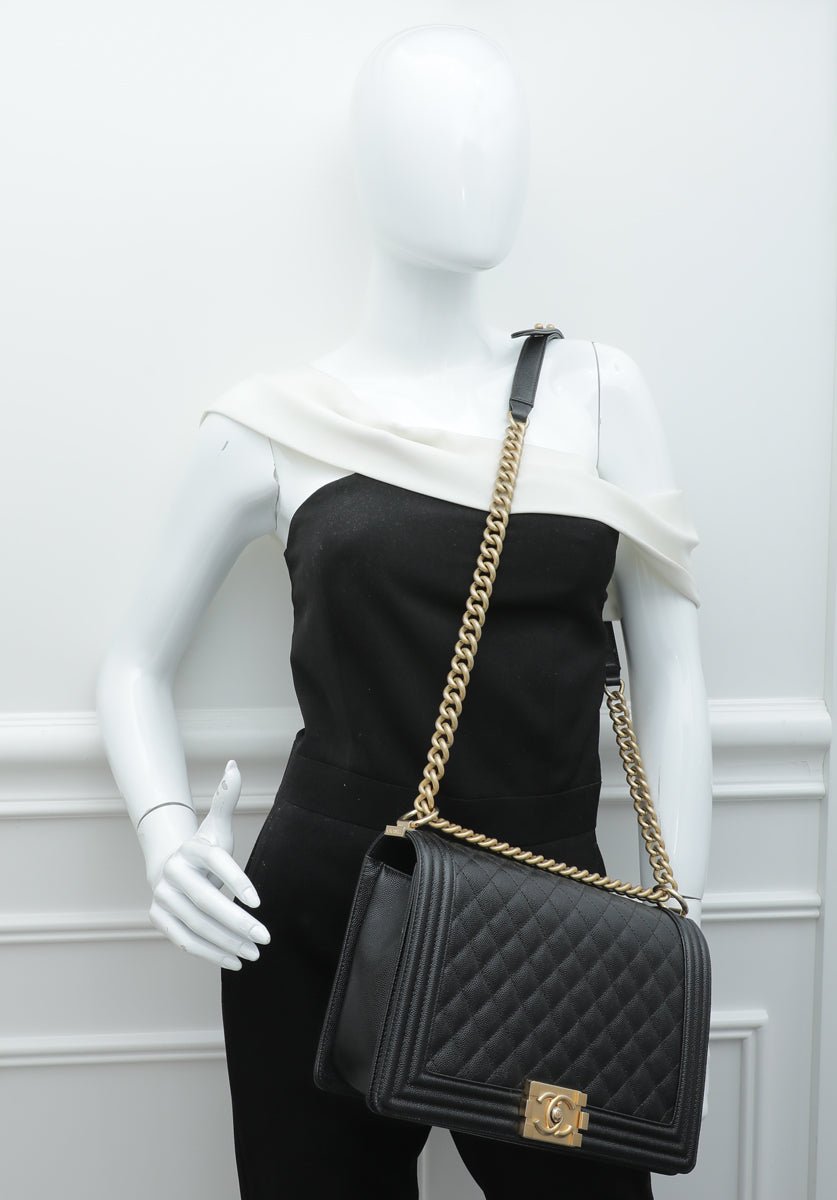 Chanel - Chanel Black Boy New Medium Bag | The Closet