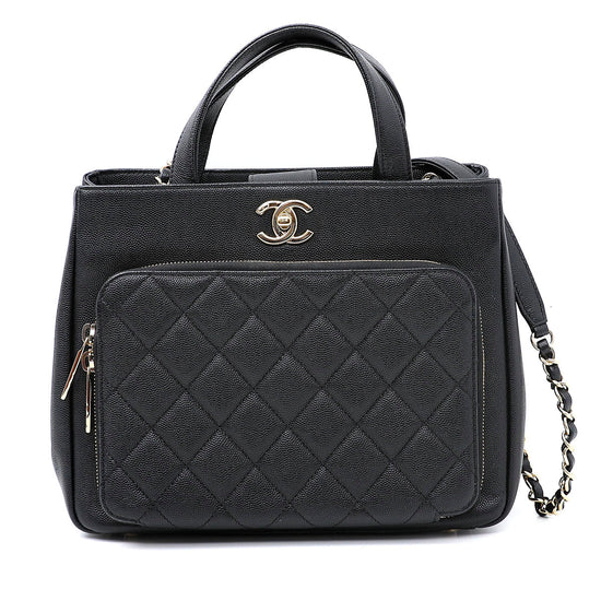 The Closet - Chanel Black Business Affinity Shopping Bag | The Closet