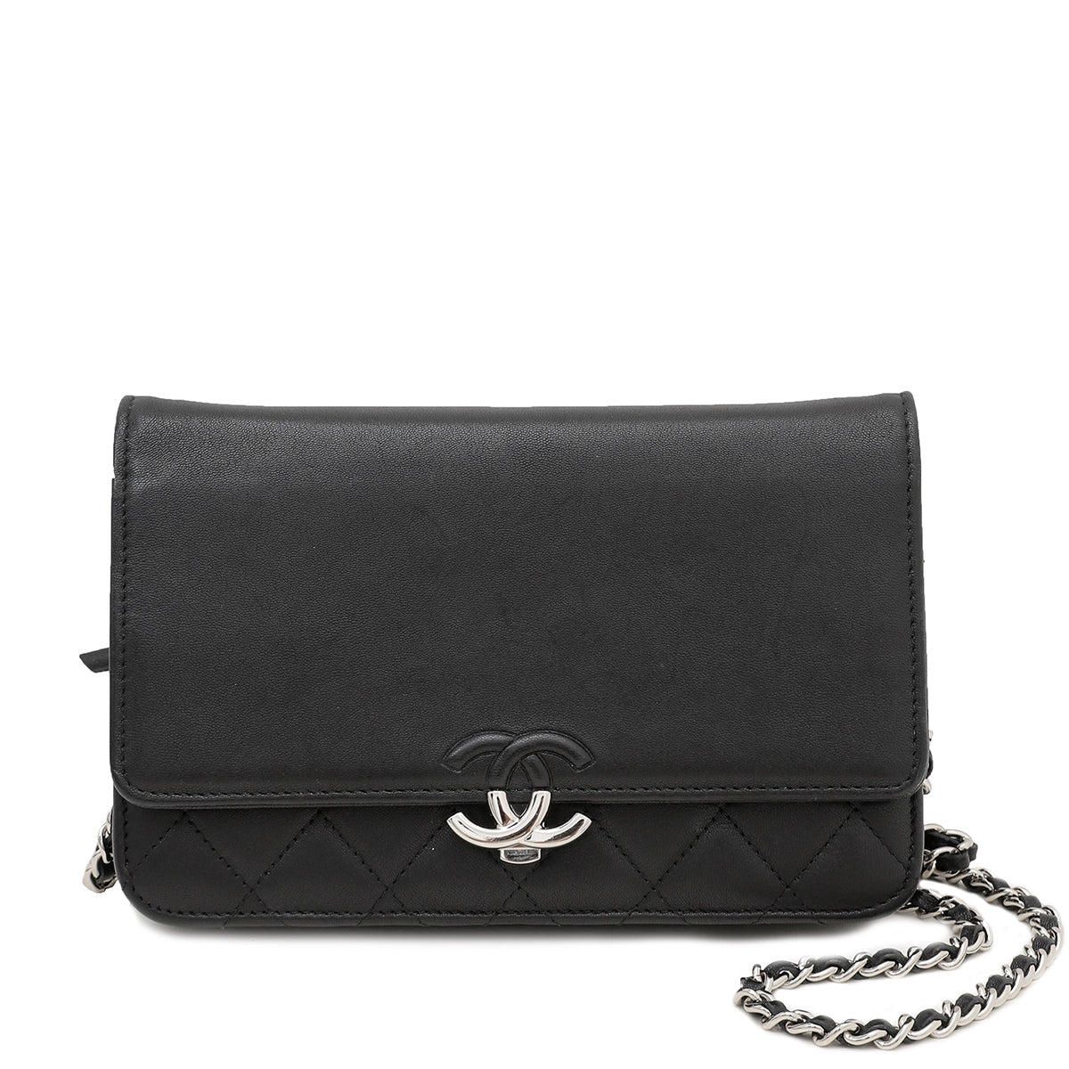 Chanel Black CC Box Wallet On Chain-Chanel-THE CLOSET