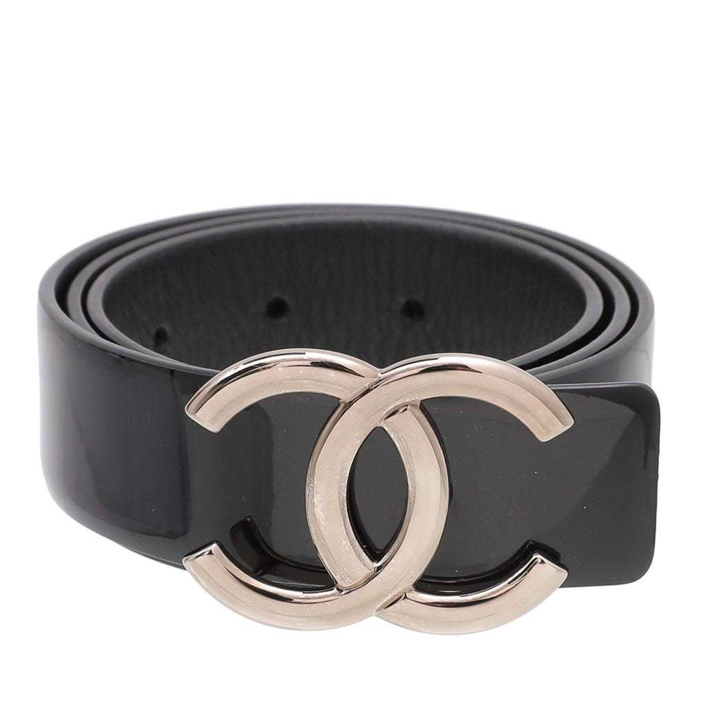 Chanel Black CC Buckle Reversible Belt – The Closet