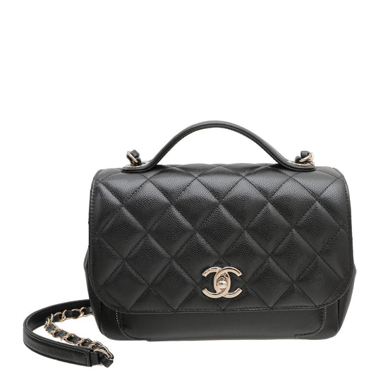 The Closet - Chanel Black CC Business Affinity Bag | The Closet