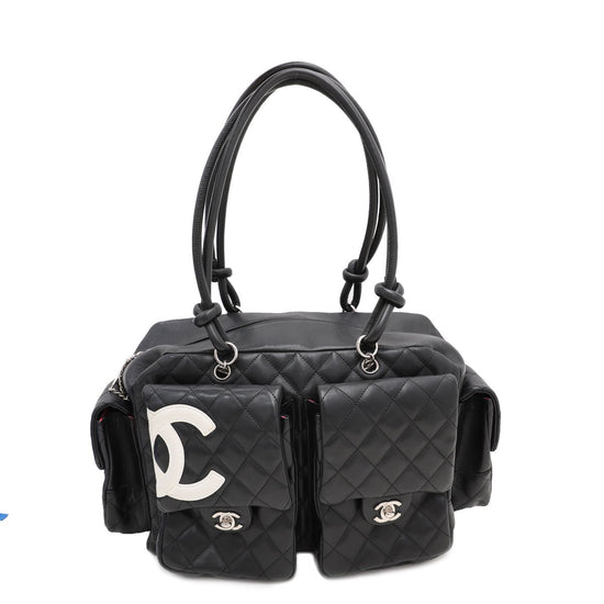 The Closet - Chanel Black CC Cambon Reporter Bag | The Closet