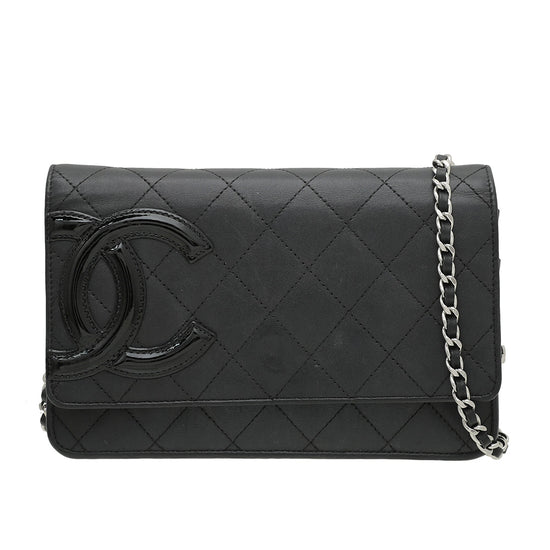 The Closet - Chanel Black CC Cambon Wallet On Chain | The Closet