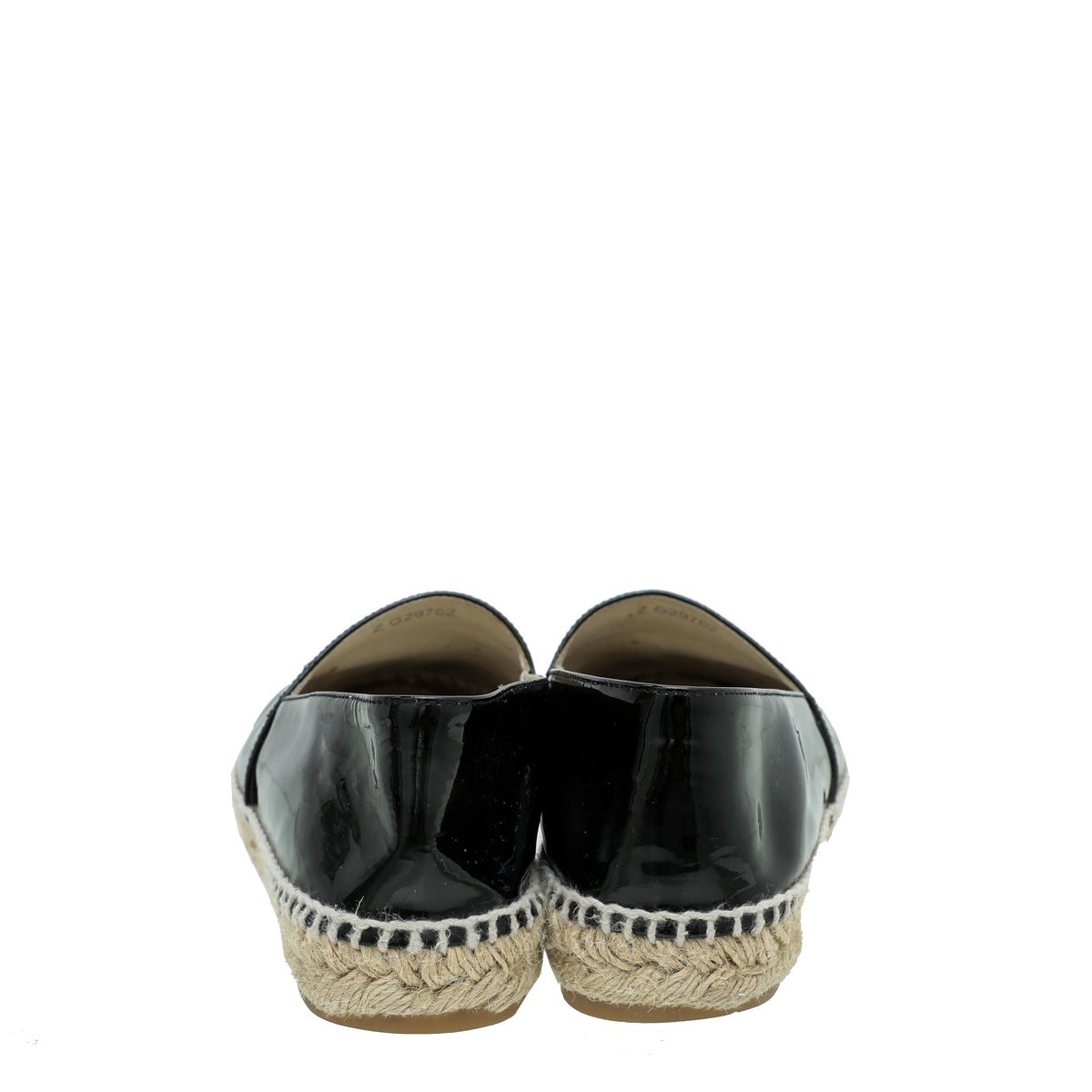 Chanel - Chanel Black CC Cap Toe Espadrille 38 | The Closet