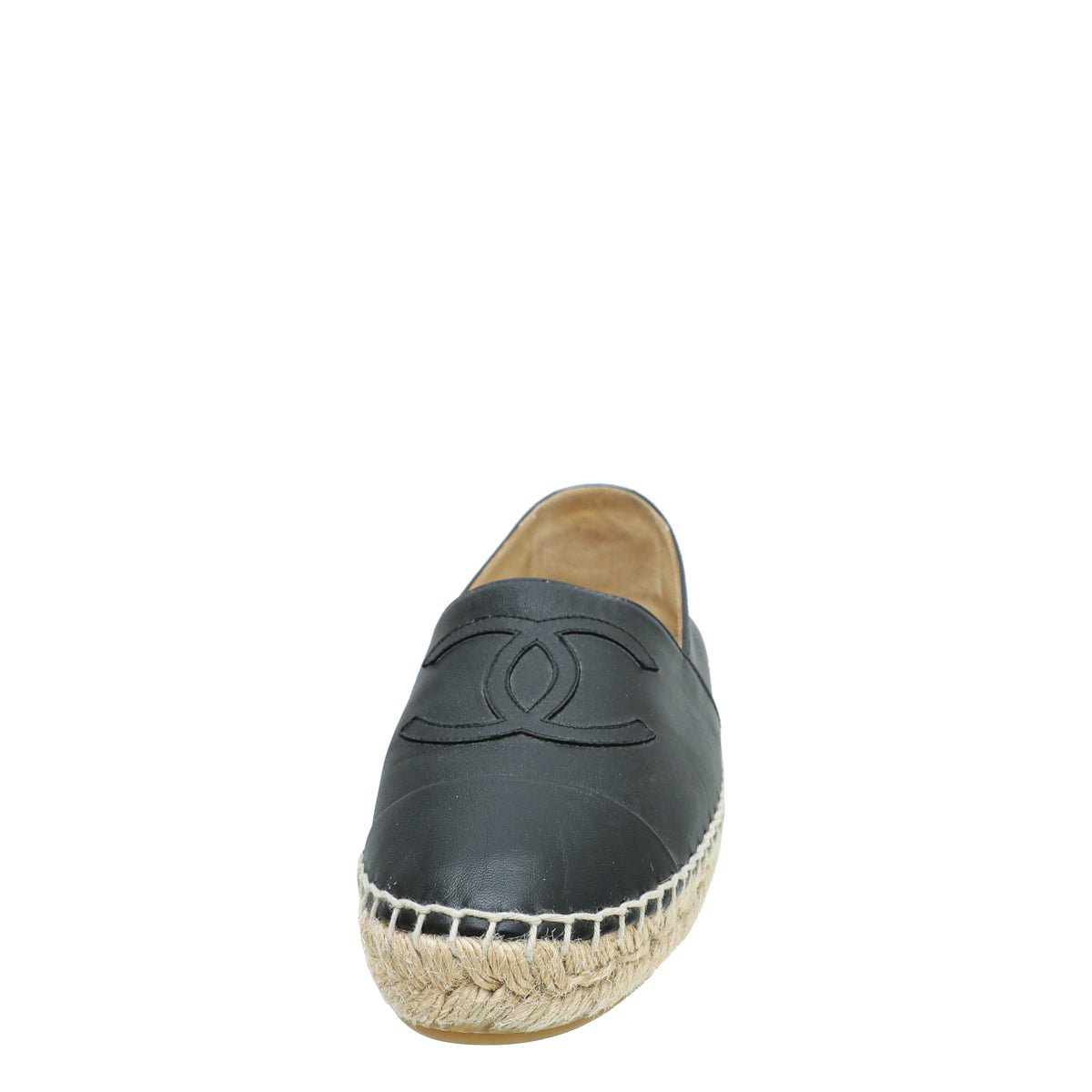 Chanel Black CC Cap Toe Sneaker 36-Chanel-THE CLOSET