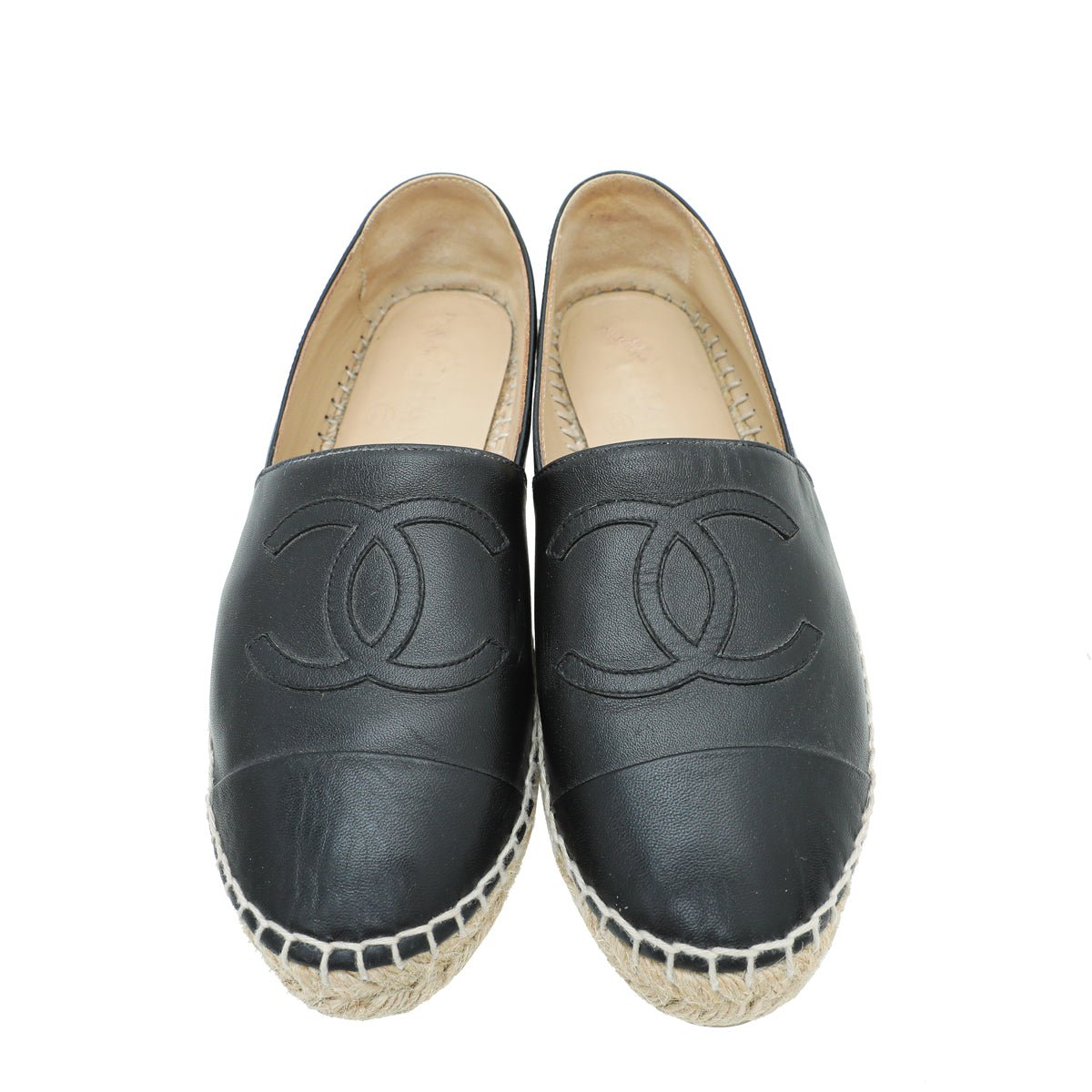 Chanel - Chanel Black CC Cap Toe Sneaker 36 | The Closet