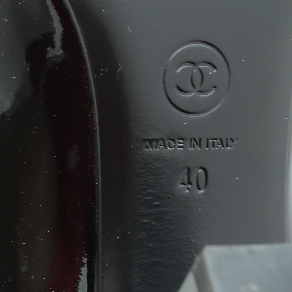 Chanel - Chanel Black CC Chain Loafer Pump 40 | The Closet