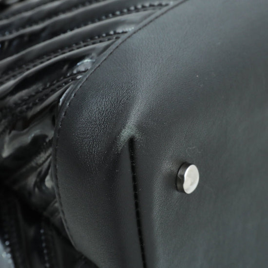 Chanel Black CC Charm Chevron Tote Small Bag – The Closet