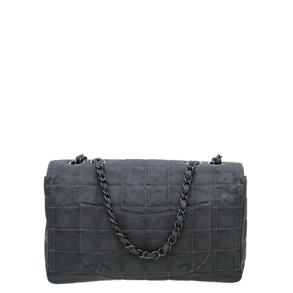 Chanel Black CC Chocolate Bar Medium Bag-Chanel-THE CLOSET