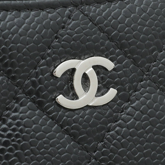 Chanel - Chanel Black CC Classic Card Holder | The Closet