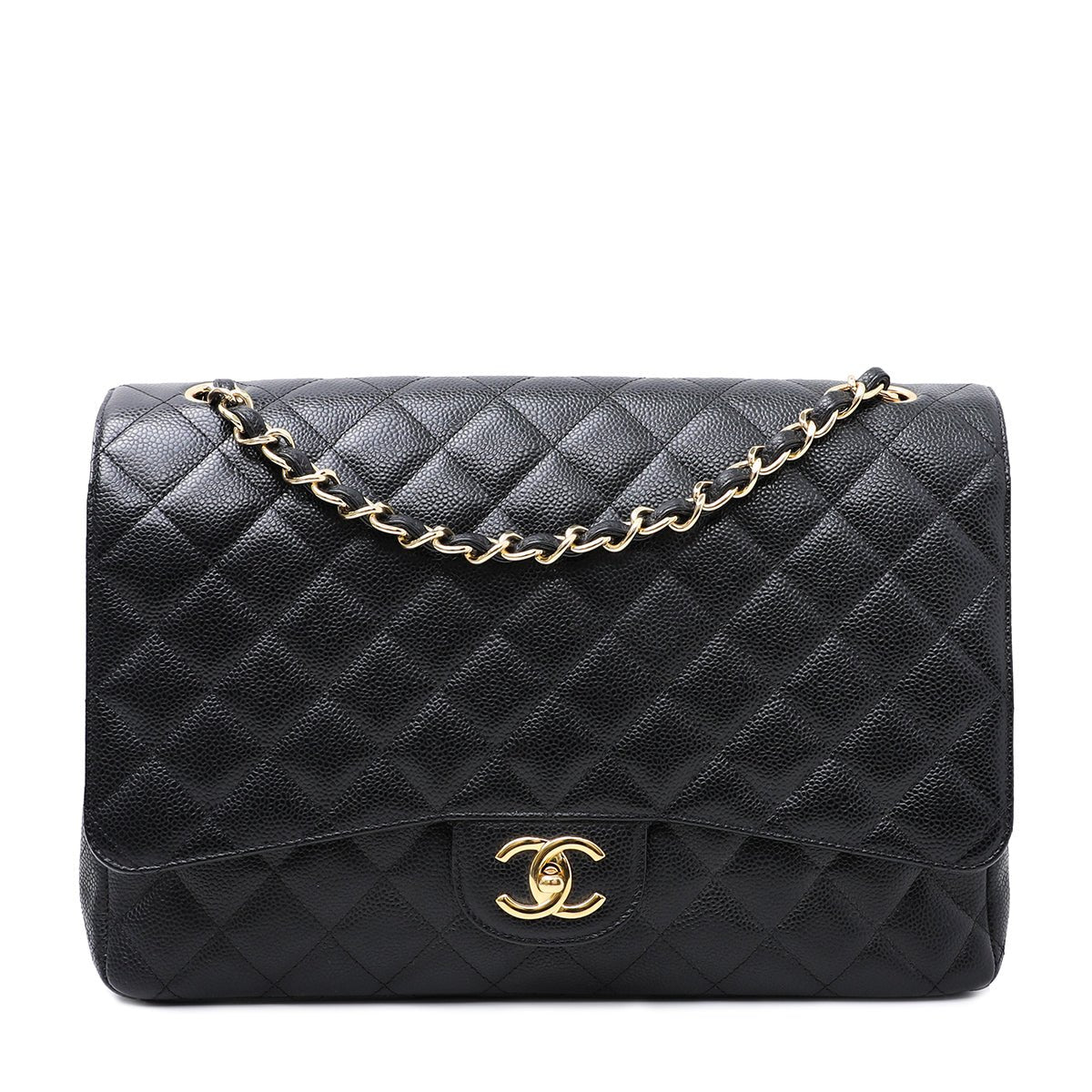 Chanel Black CC Classic Double Flap Bag-Chanel-THE CLOSET