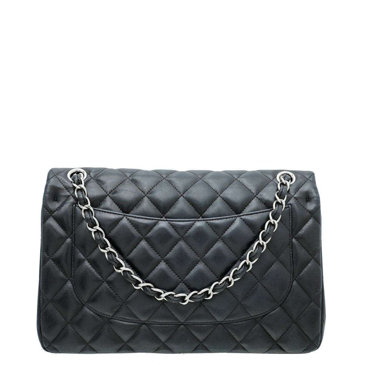 Chanel Black CC Classic Double Flap Jumbo Bag-Chanel-THE CLOSET