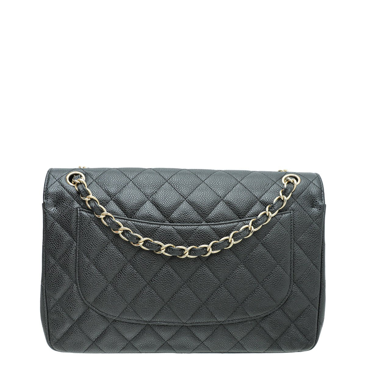 Chanel Black CC Classic Double Flap Jumbo Bag-Chanel-THE CLOSET