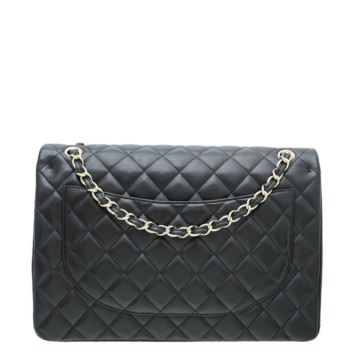 Chanel Black CC Classic Double Flap Maxi Bag-Chanel-THE CLOSET