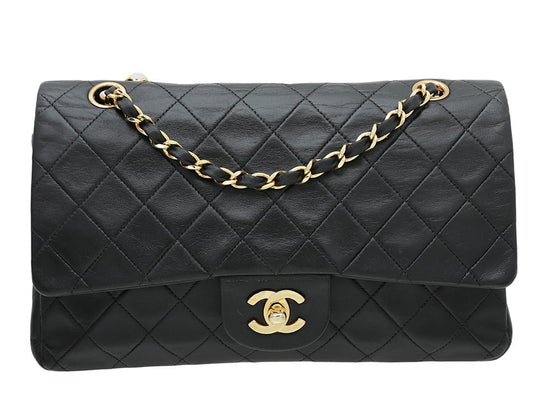 The Closet - Chanel Black CC Classic Double Flap Medium Bag | The Closet