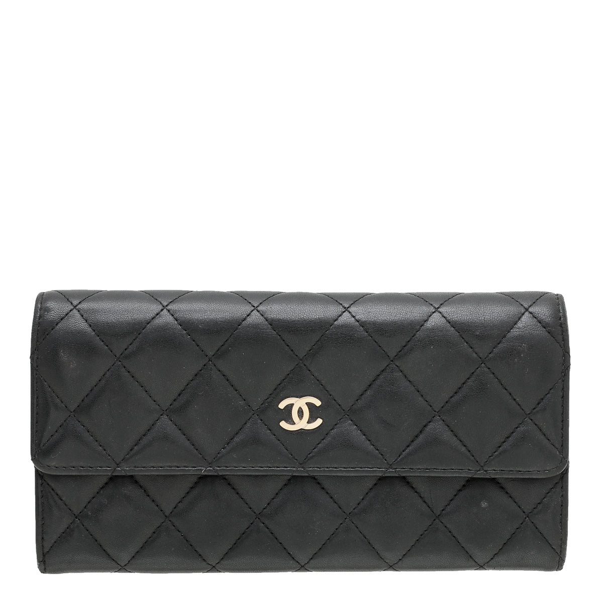 Chanel Black CC Classic Flap Wallet-Chanel-THE CLOSET