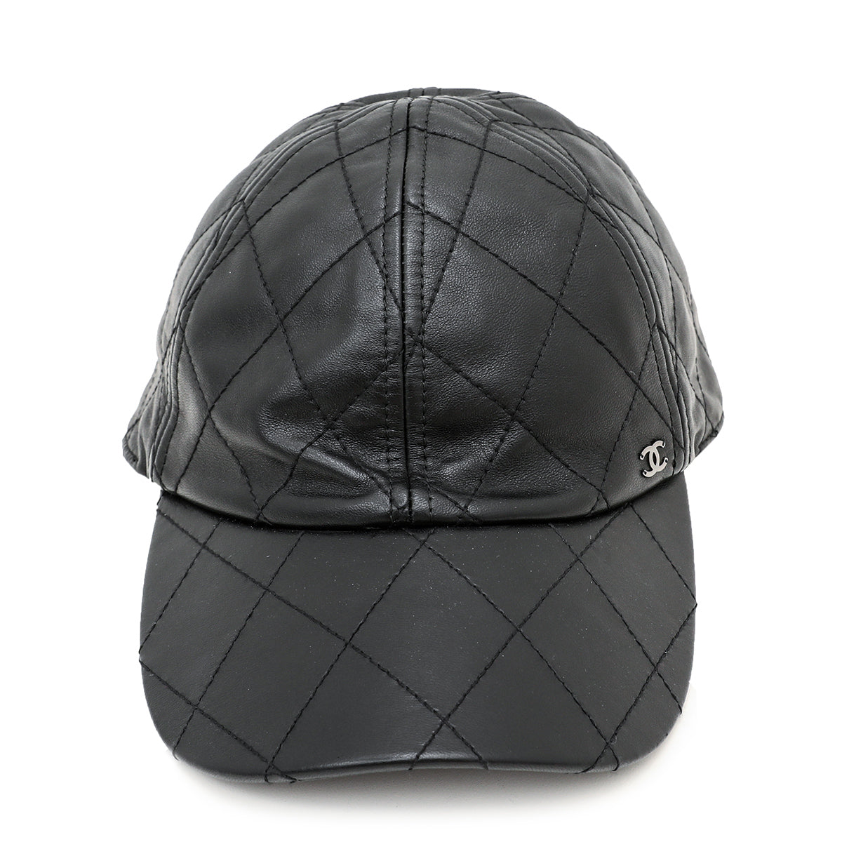 Chanel Black Quilted Baseball Hat Small-Chanel-THE CLOSET